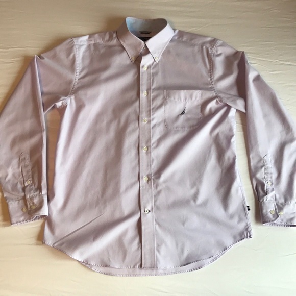 NWOT Mens Nautica gingham button down, Large - Picture 2 of 8